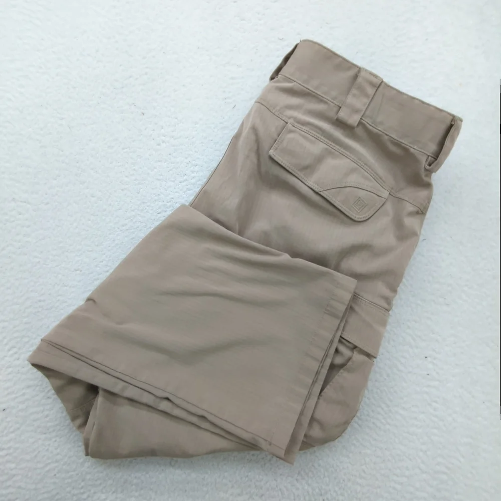 5.11 Tactical Pants Mens 38x34 Ripstop Cargo Pockets Khaki Outdoor Workwear